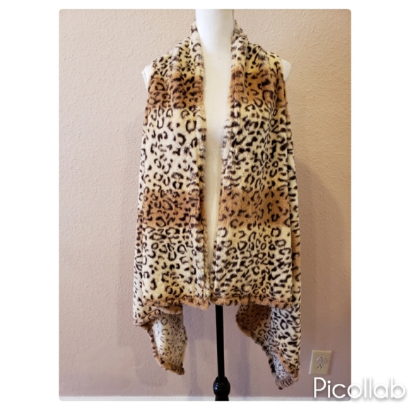 Ruggine Open Front Leopard Print Kimono - Picture 3 of 11